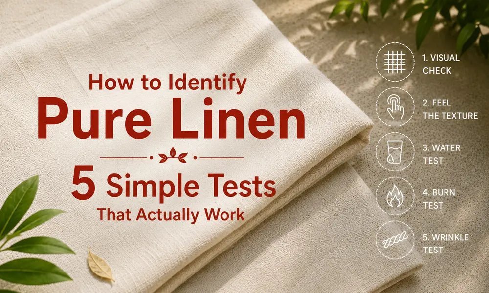 Image of How to Identify Pure Linen: 5 Simple Tests That Actually Work - Venyora Fashion