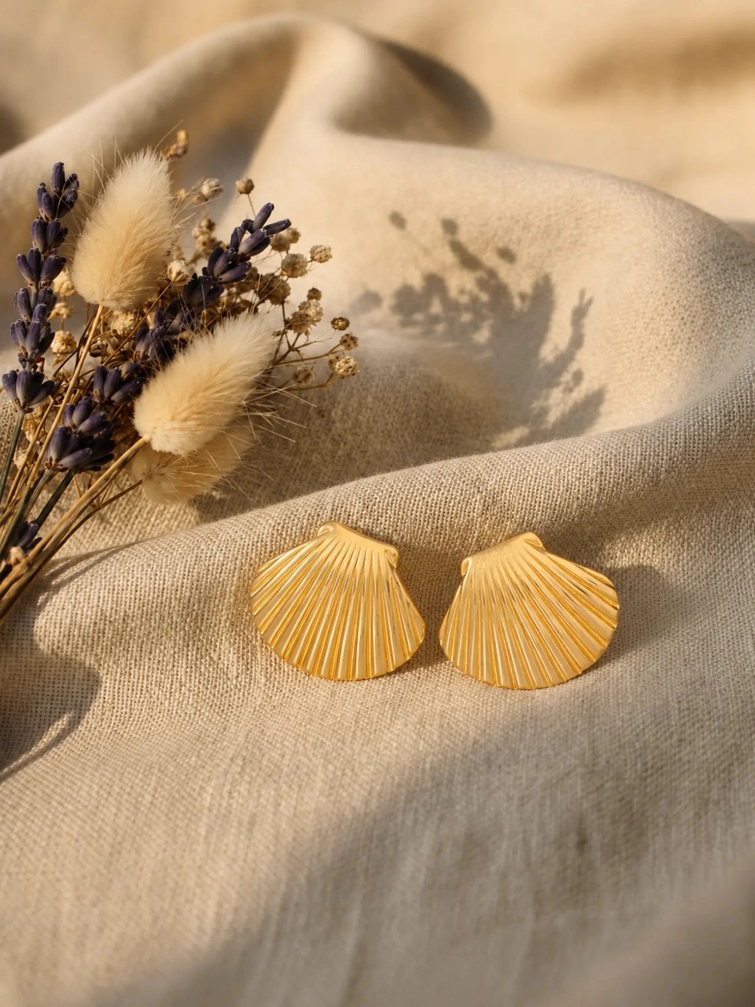 Image of Coastal Seashell Stud Earring - Venyora Fashion