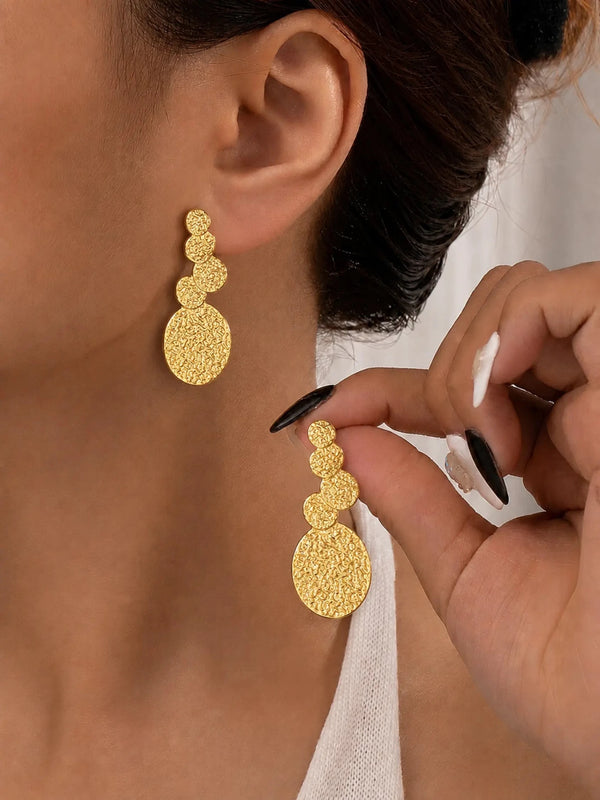 Disc Orbit Earring - Venyora Fashion