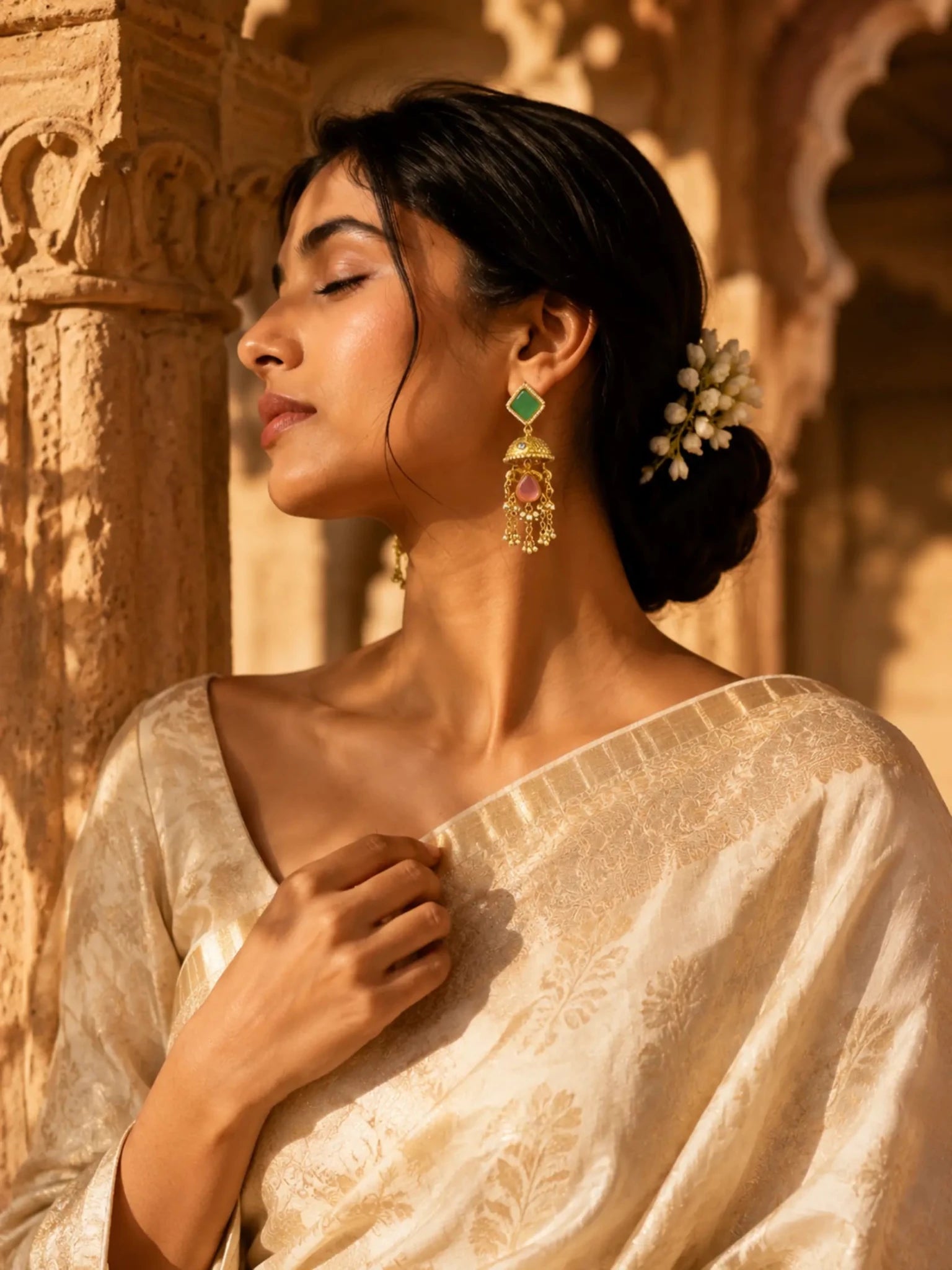 Image of Mohor Gold-plated Earrings - Venyora Fashion