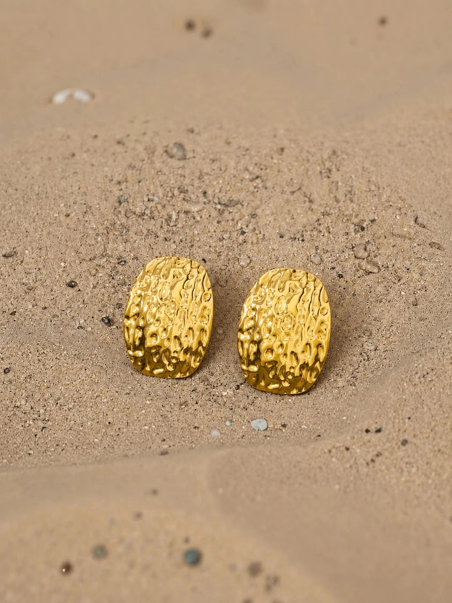 Image of Organic Luxe Stud Earrings - Venyora Fashion