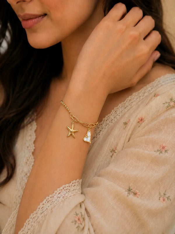 Sea Whisper Charm Bracelet - Venyora Fashion